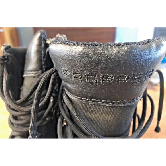Propper Men's Series 200 6" Side Zip Boots Black US Men's 5W Women's 7W - Picture 3 of 14